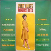 Patsy Clin e's Greatest Hits (vinyl)