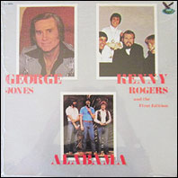 George Jones, Kenny Rogers And The First Edition & Alabama - sealed vinyl