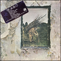 Led Zeppelin - Led Zeppelin IV original vinyl with rare sticker on cover