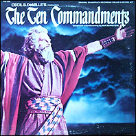 The Ten Commandments - Elmer Bernstein - soundtrack on vinyl