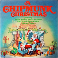 The Chipmunks - A Chipmunk Christmas, 1981 original vinyl with 16-page color storybook