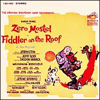 Fiddler On The Roof - original Broadway cast - 1964 vinyl issue